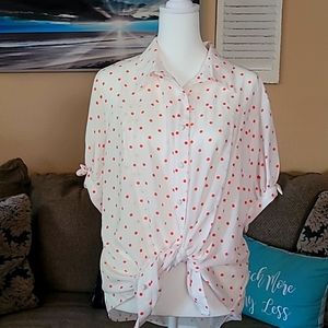 Short sleeve blouse 2X